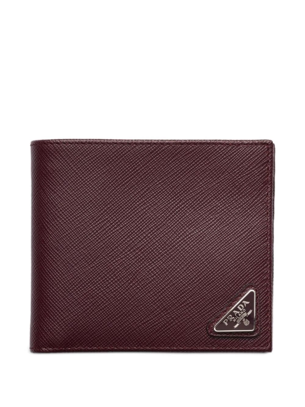 Saffiano logo wallet