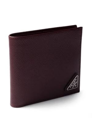Saffiano logo wallet