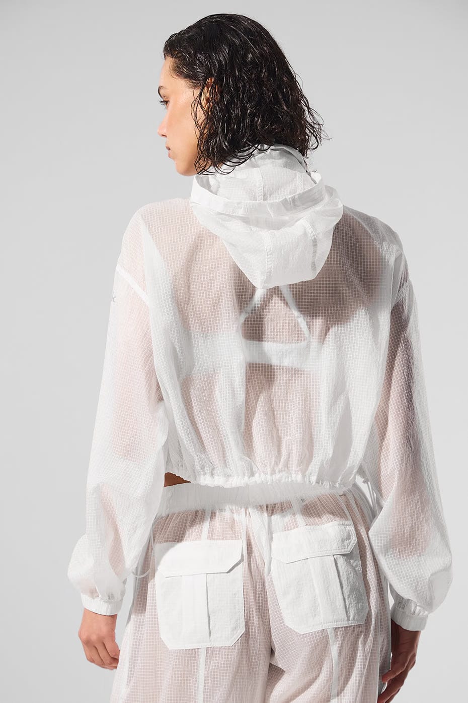 Cropped Game Time Full Zip Jacket