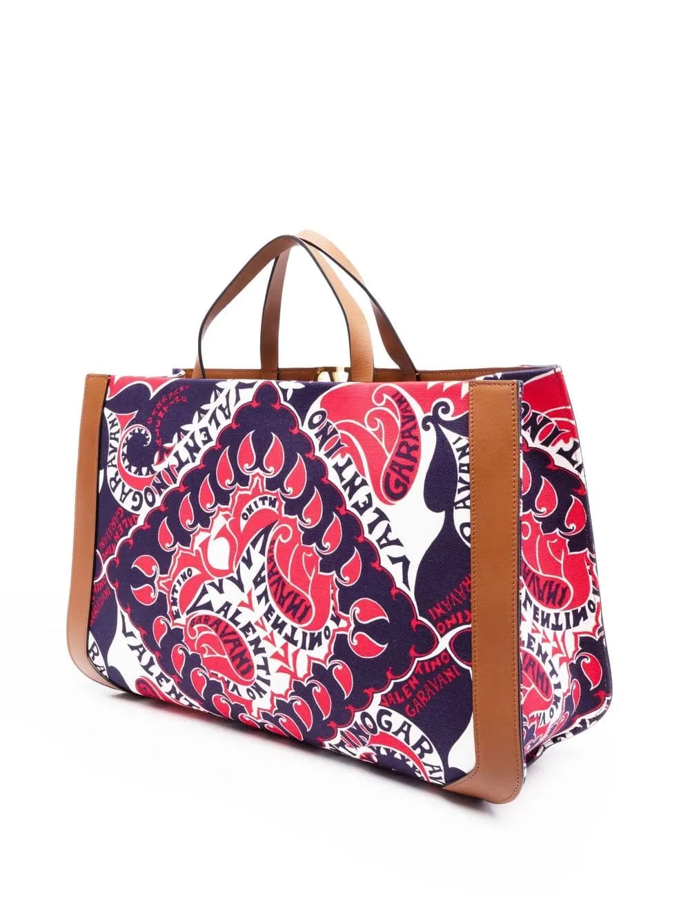 VLogo Signature bandana-print tote bag