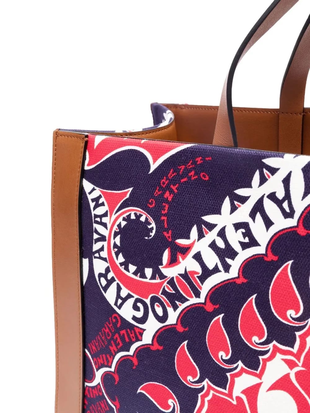 VLogo Signature bandana-print tote bag