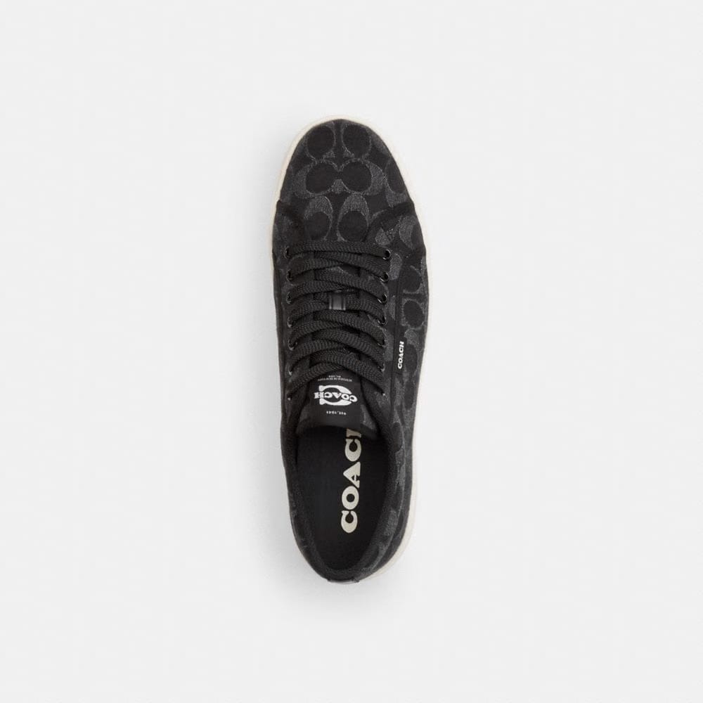 Canvas Sneaker In Signature Denim