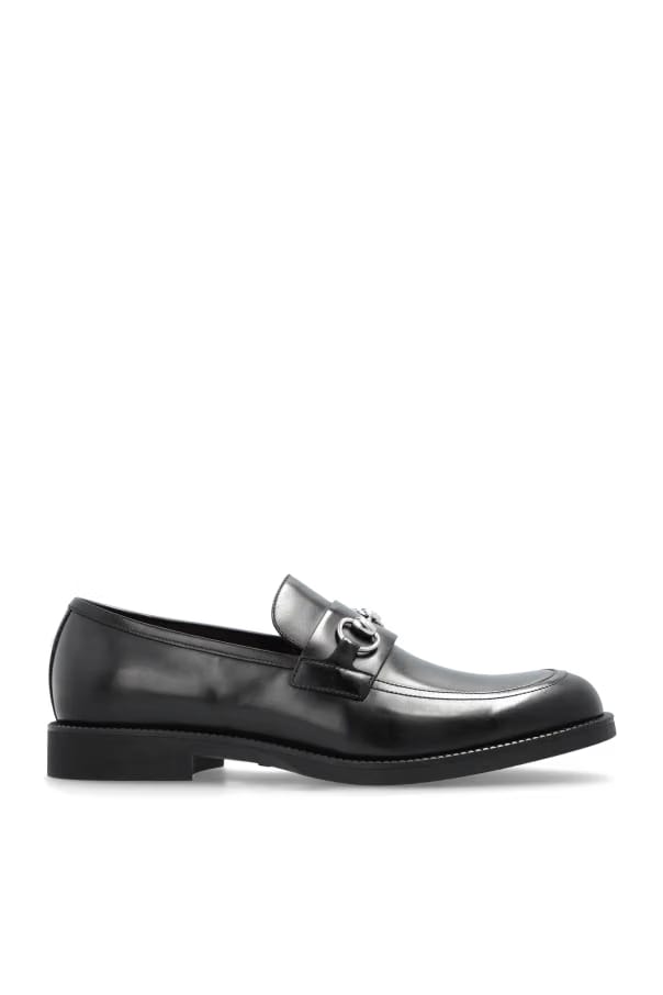 Gucci BLACK Leather shoes type loafers