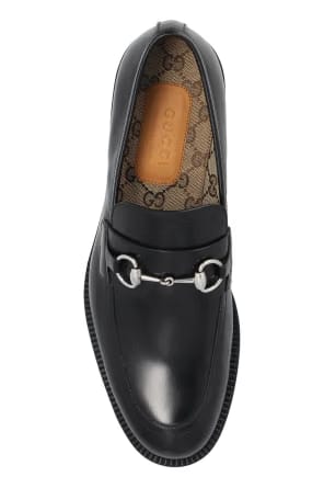 Gucci BLACK Leather shoes type loafers