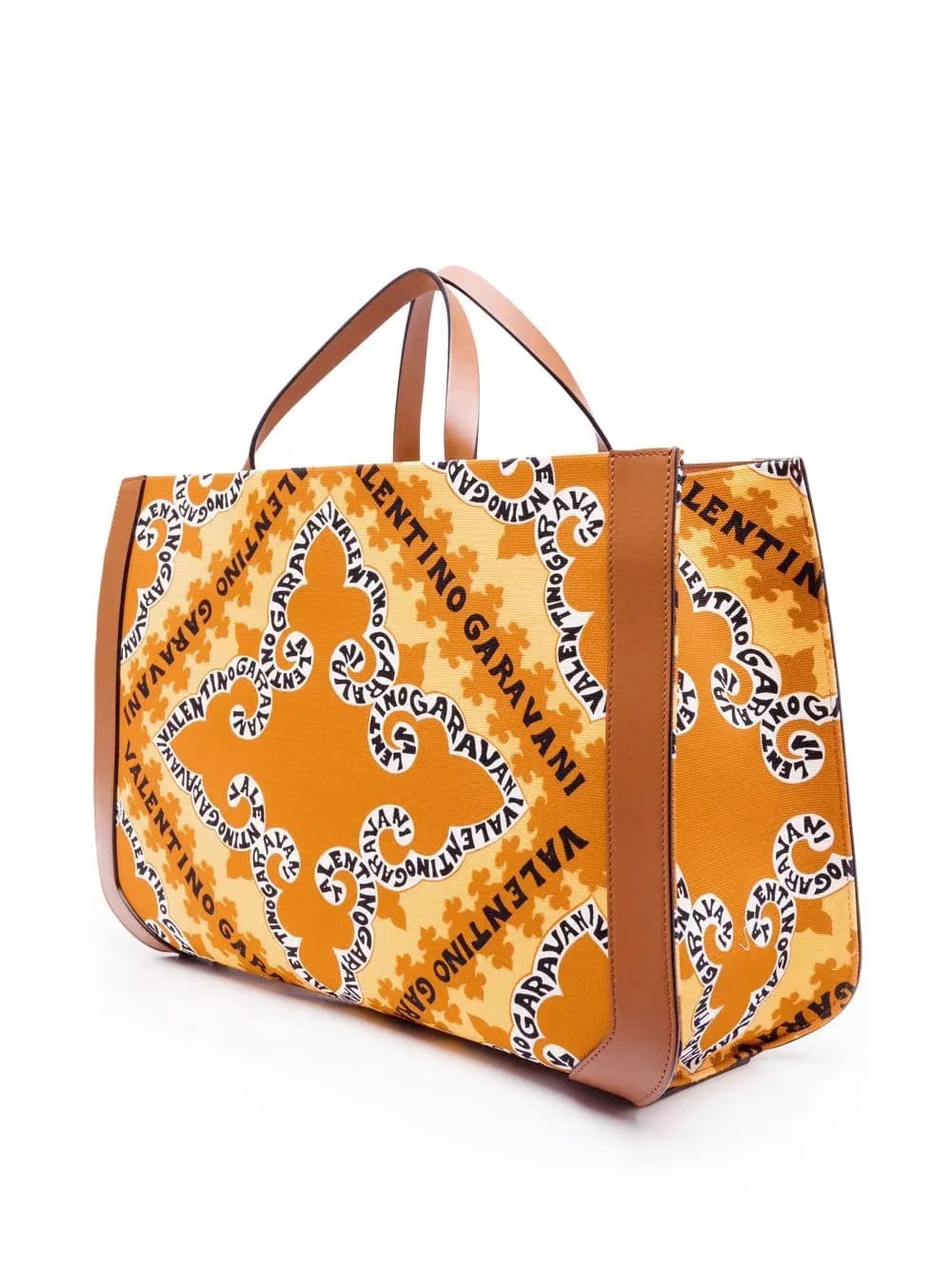 VLogo bandana-print tote bag