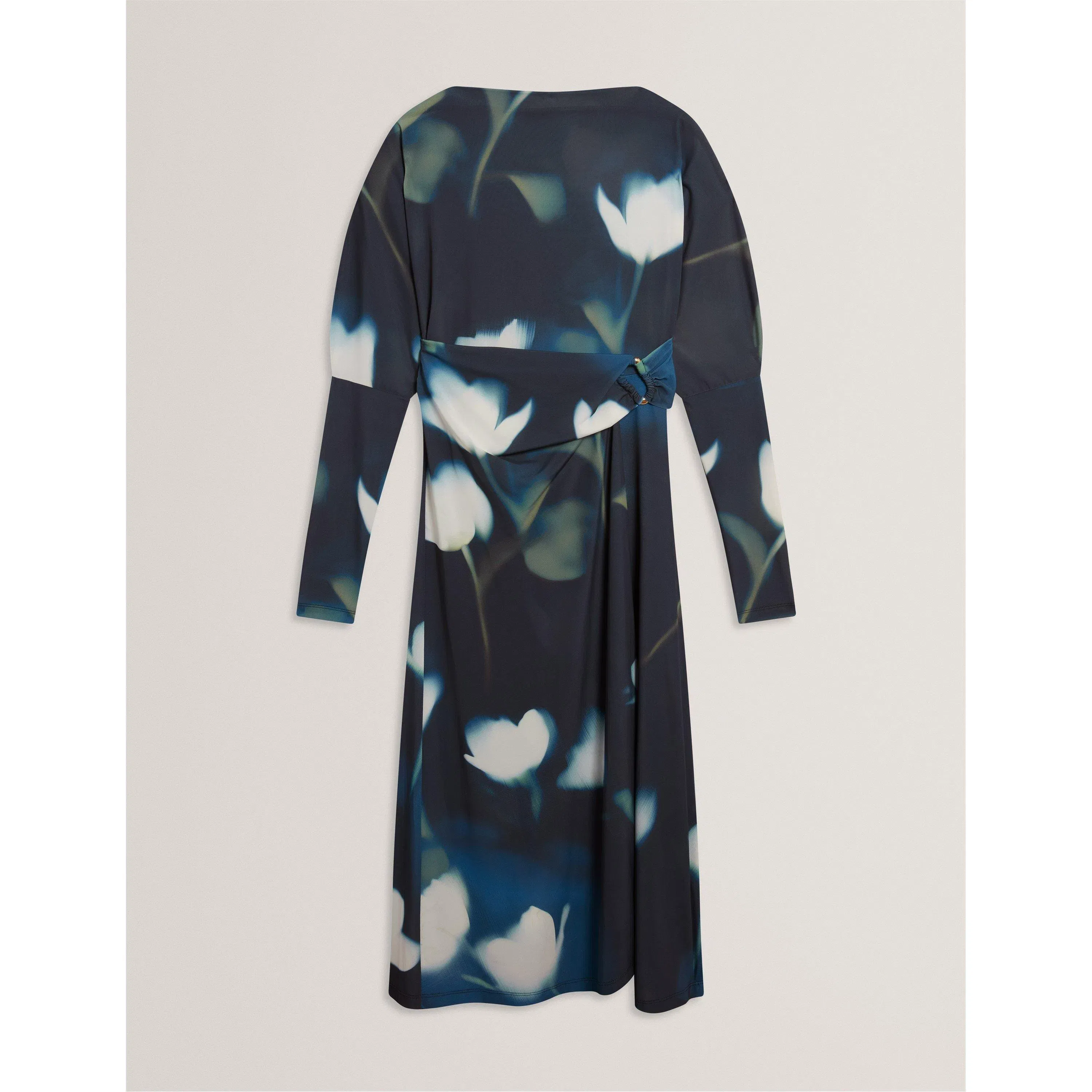 Print Wrap Dress