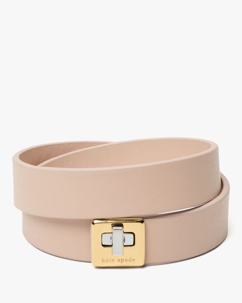 Phoebe Leather Double Wrap Bracelet