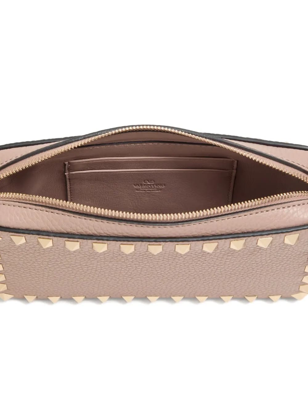 Rockstud-embellished clutch bag