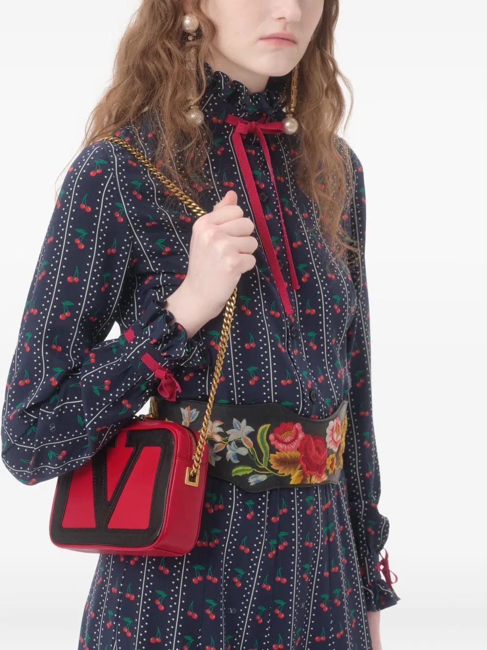 logo-embellished crossbody bag