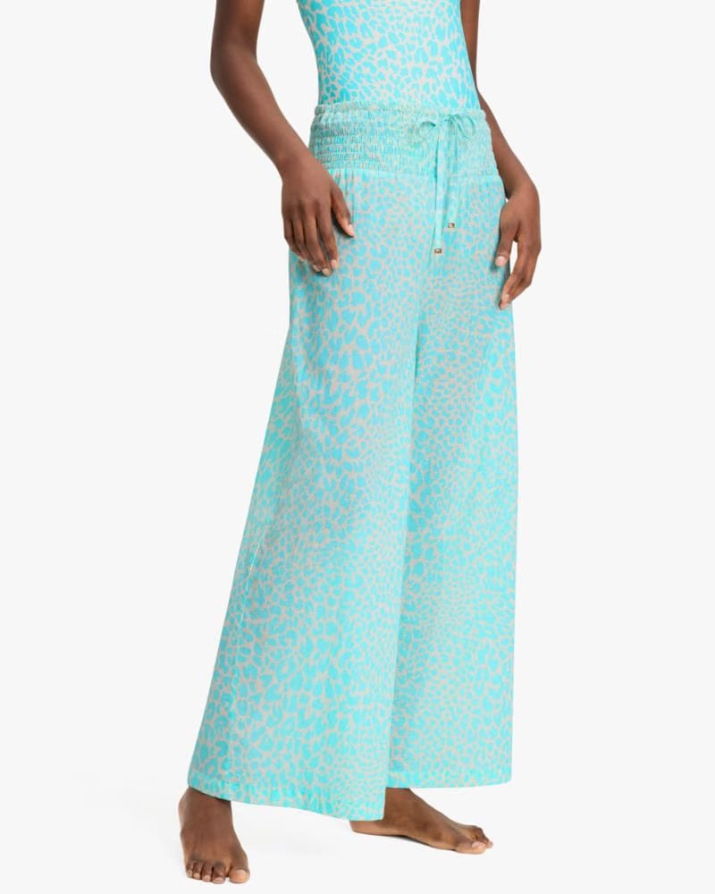 Regal Leopard Cover-up Pants