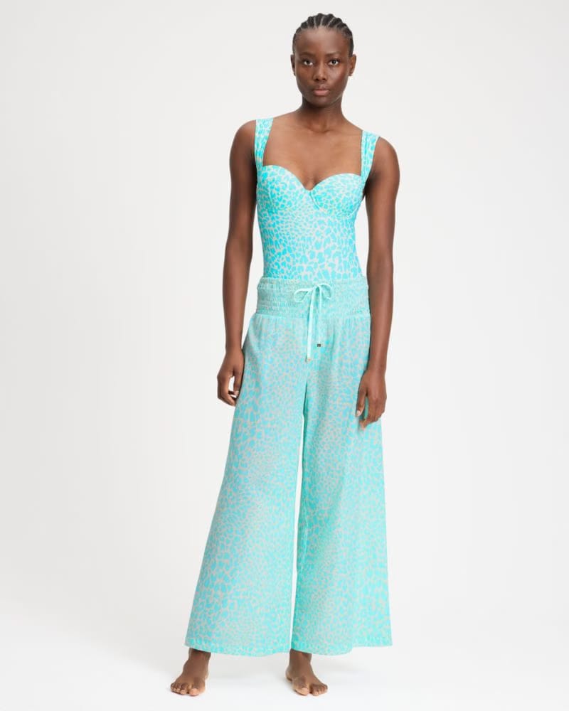 Regal Leopard Cover-up Pants