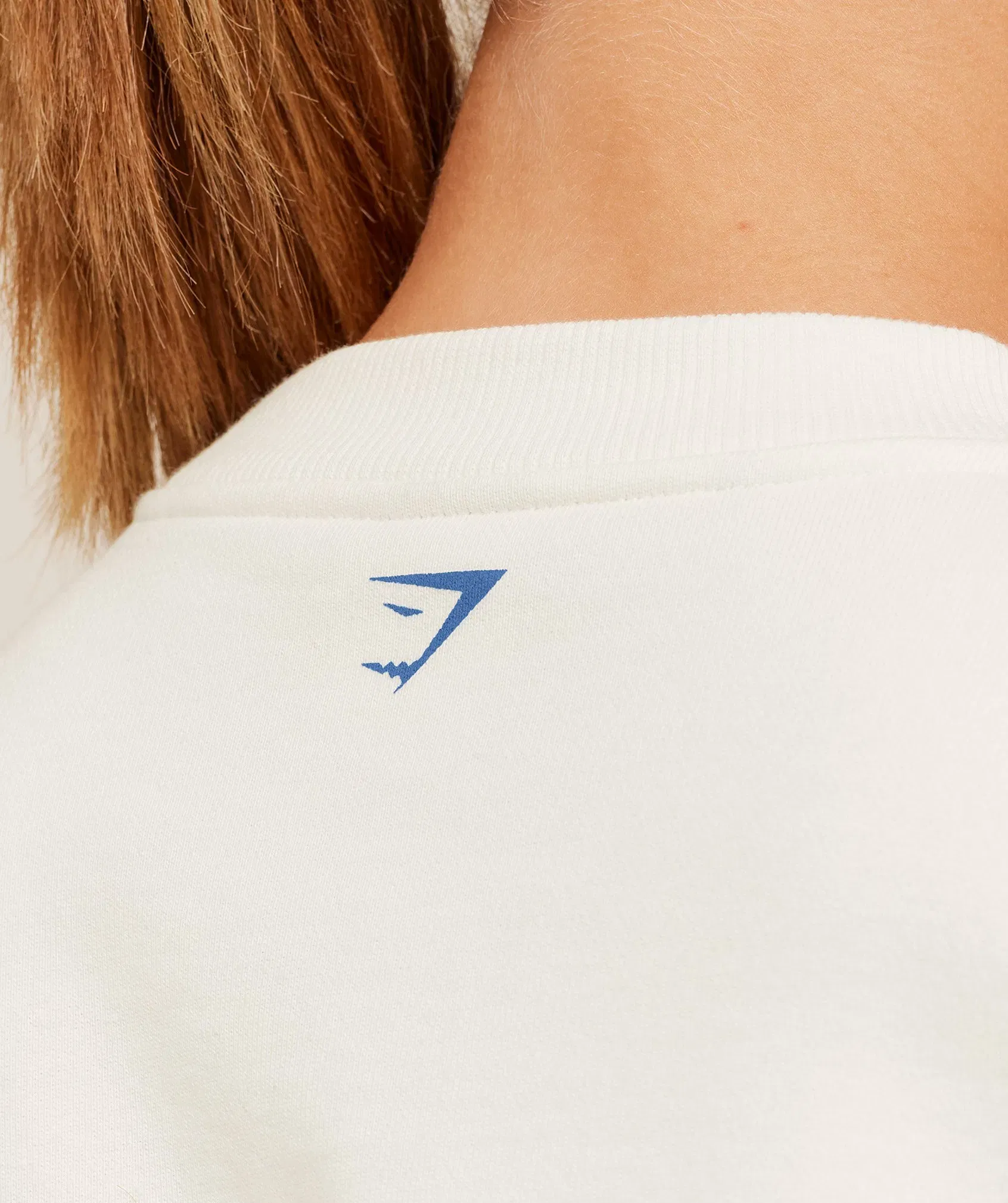 Gymshark Run Club Graphic Sweatshirt - GS Soft White
