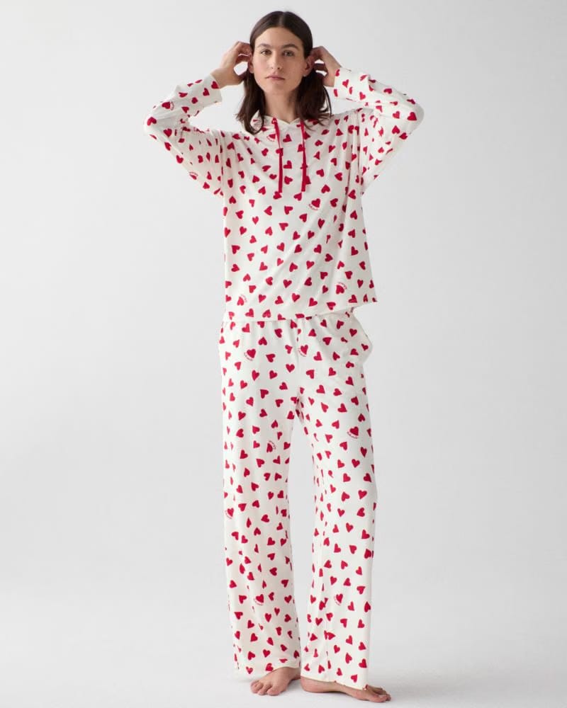 Valentine's Hooded Sleep Set