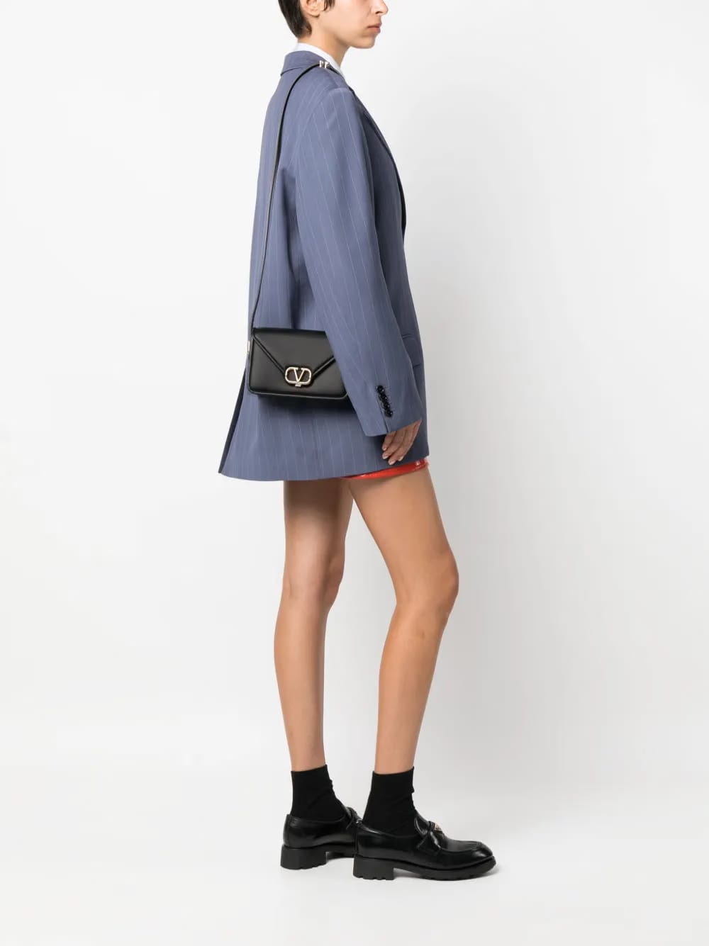 small Letter leather shoulder bag