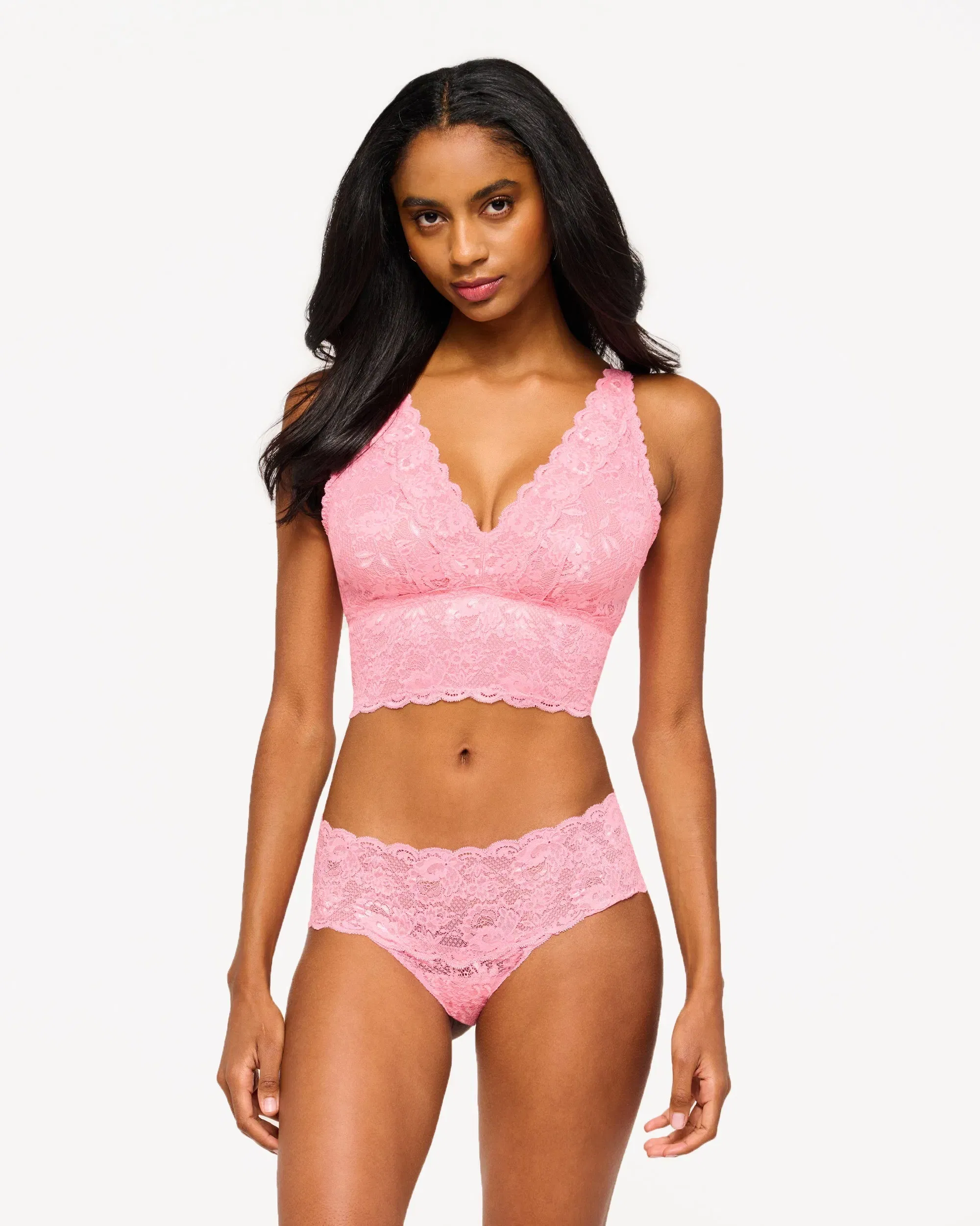 Bralette Curvy Plungie Longline