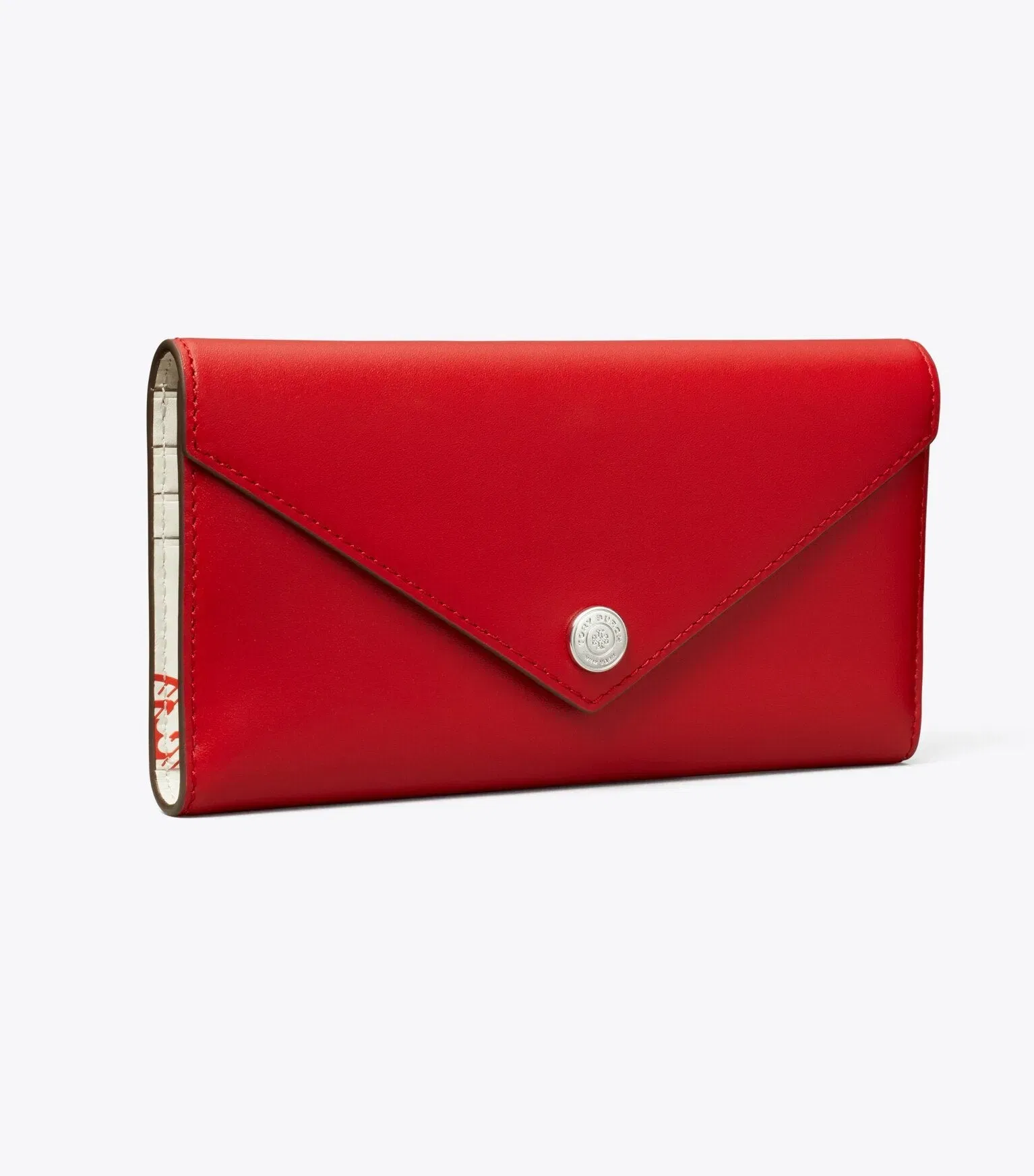 Leather Envelope Long Wallet