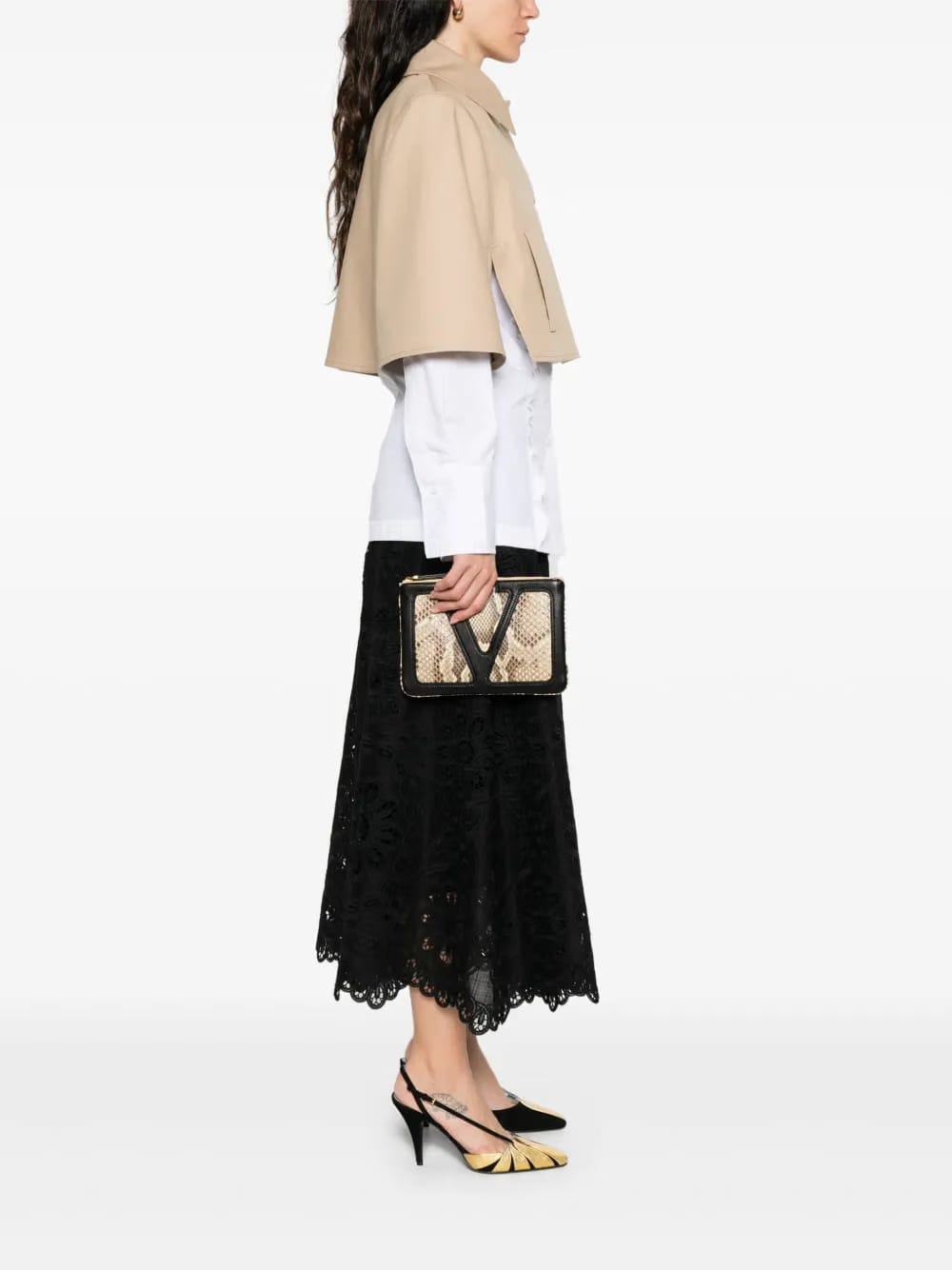 Viva Superstar leather clutch bag