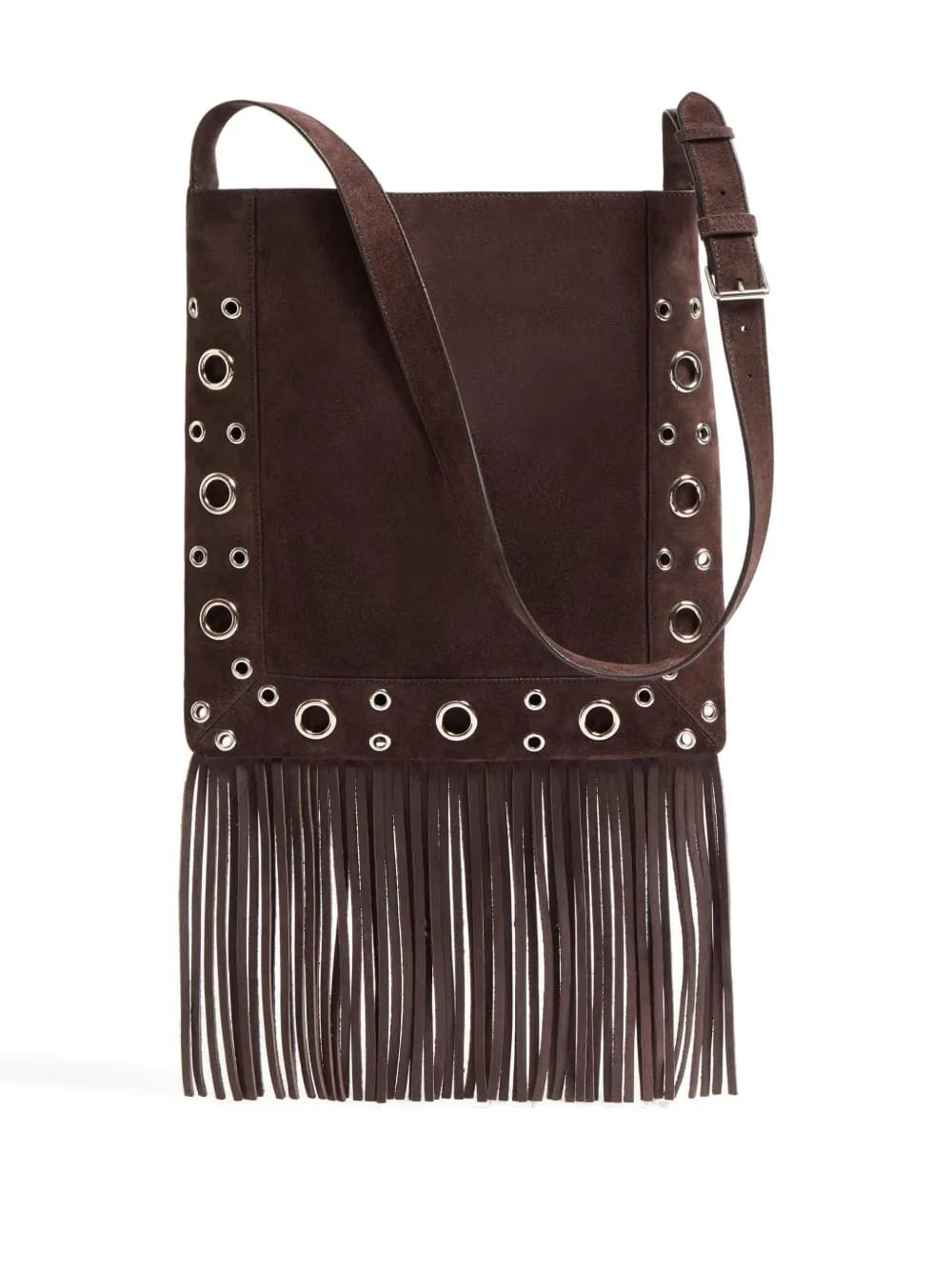 Nellcôte suede shoulder bag