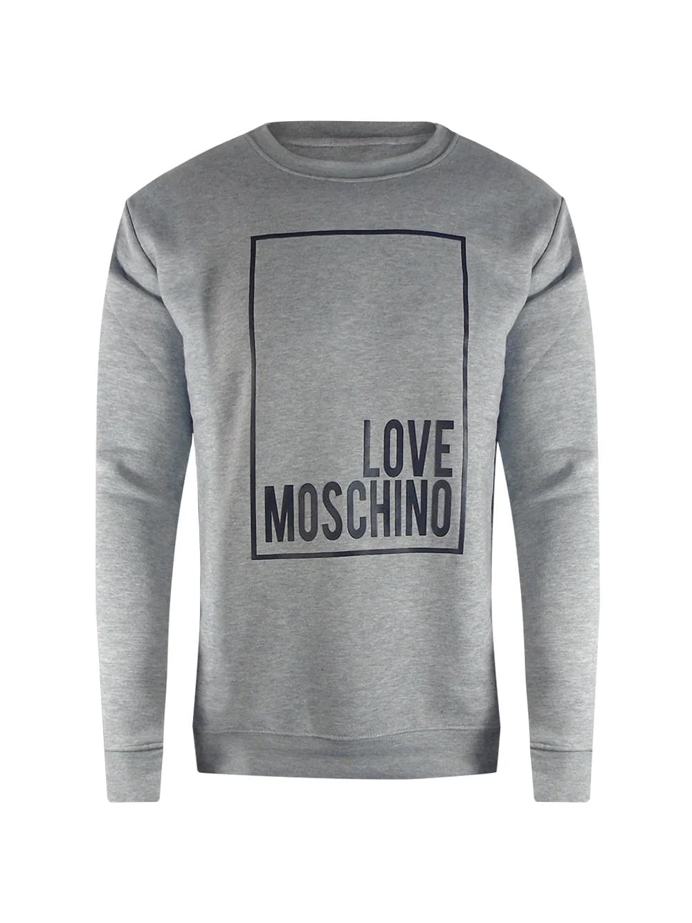 Love Moschino Box Logo Grey Sweatshirt