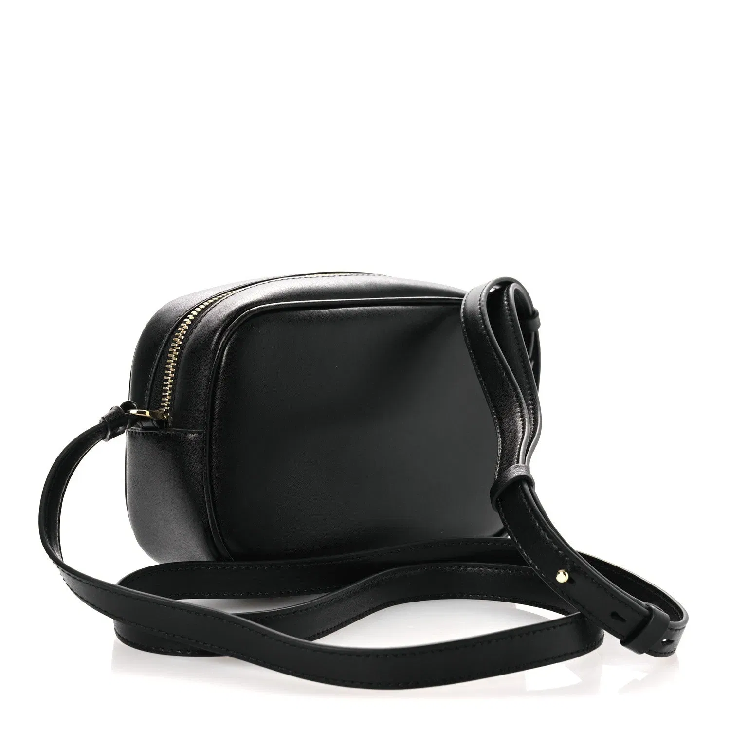Smooth Calfskin Vara Bow Camera Bag Black
