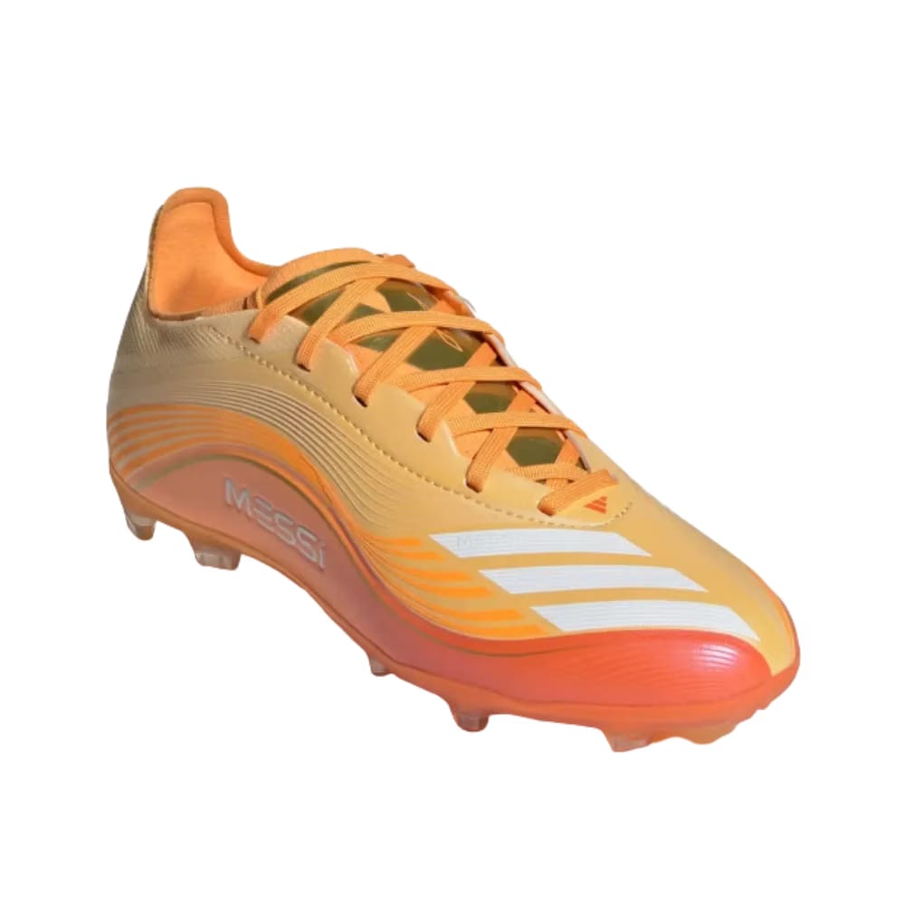 Adidas F50 Messi League Firm Multi Ground Soccer Cleats Kids Pure Tangerine