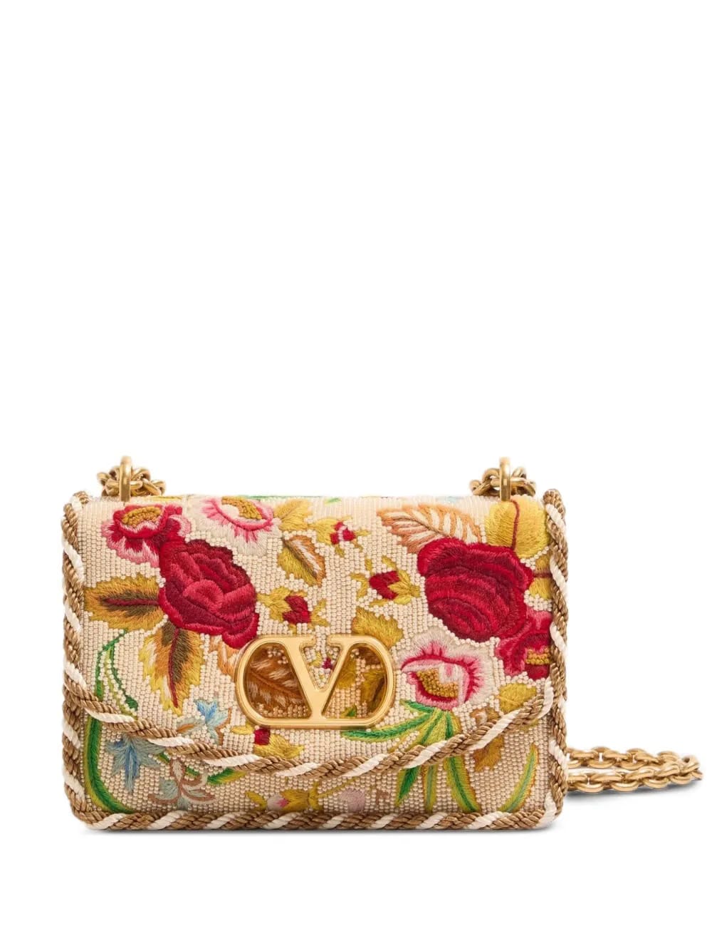 small Vain embroidered shoulder bag