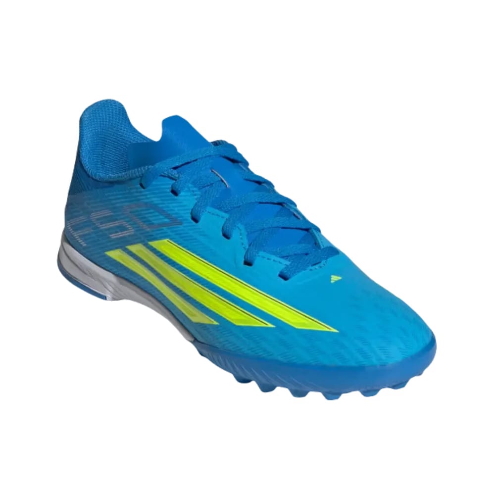 Adidas F50 League Turf Soccer Kids Lucid Ray Blue