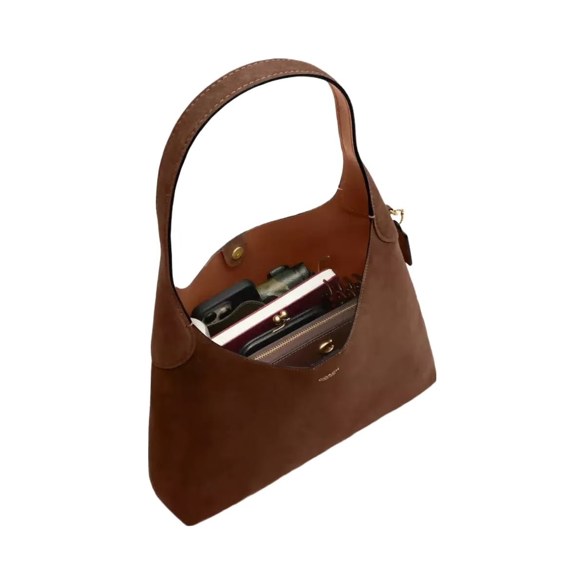 Coach Brooklyn Shoulder Bag 34 in Brass Warm Brown