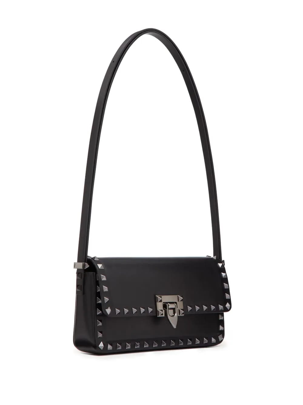 Rockstud23 E/W leather shoulder bag