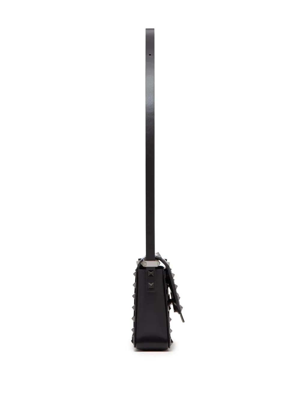 Rockstud23 E/W leather shoulder bag