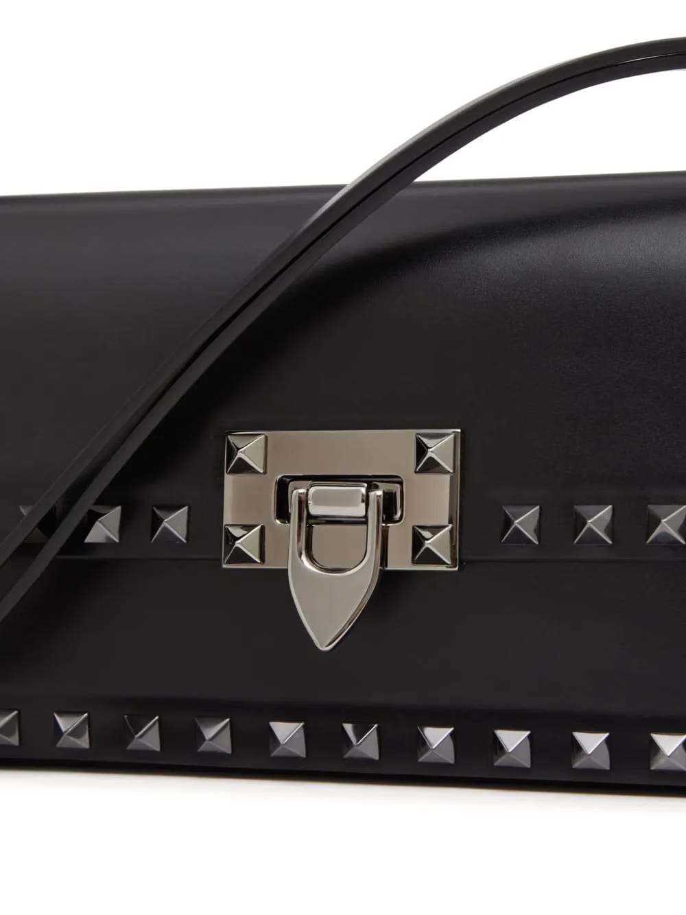 Rockstud23 E/W leather shoulder bag