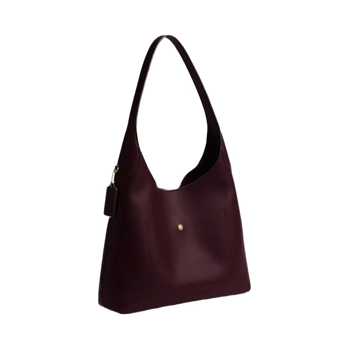 Coach Brooklyn Shoulder Bag 34 in Brass Merlot
