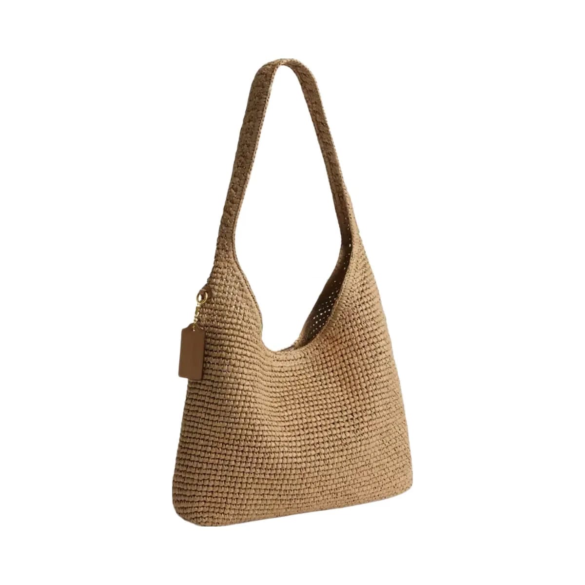 Coach Brooklyn Shoulder Bag 28 in Brass Natural