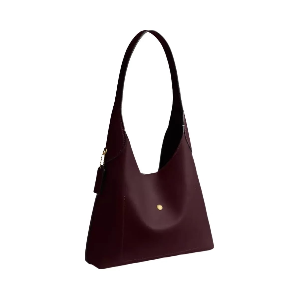 Coach Brooklyn Shoulder Bag 28 in Brass Merlot