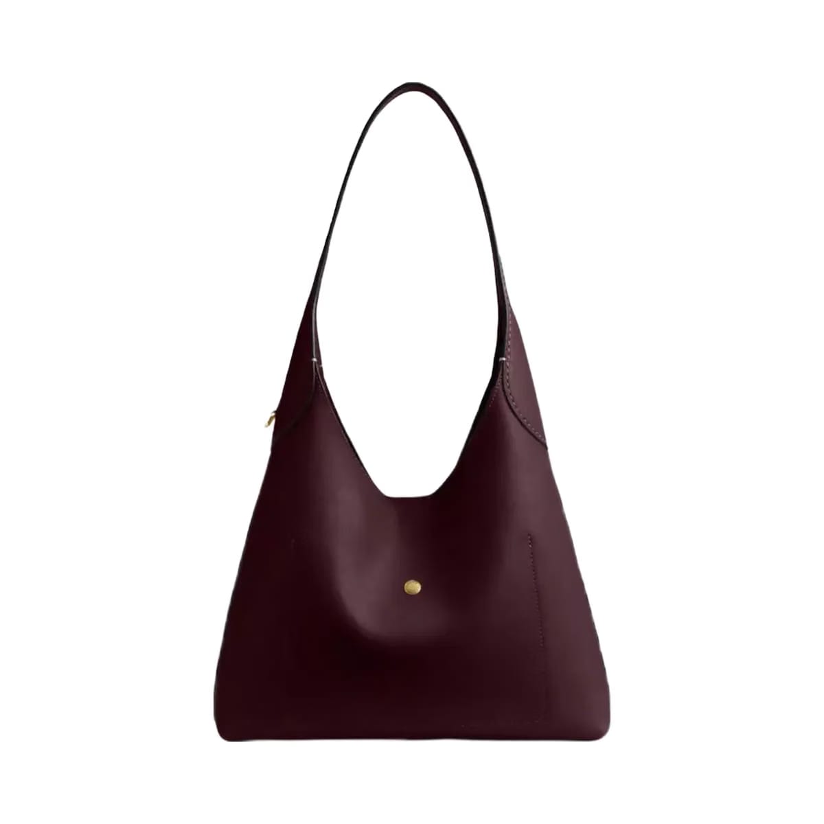 Coach Brooklyn Shoulder Bag 28 in Brass Merlot