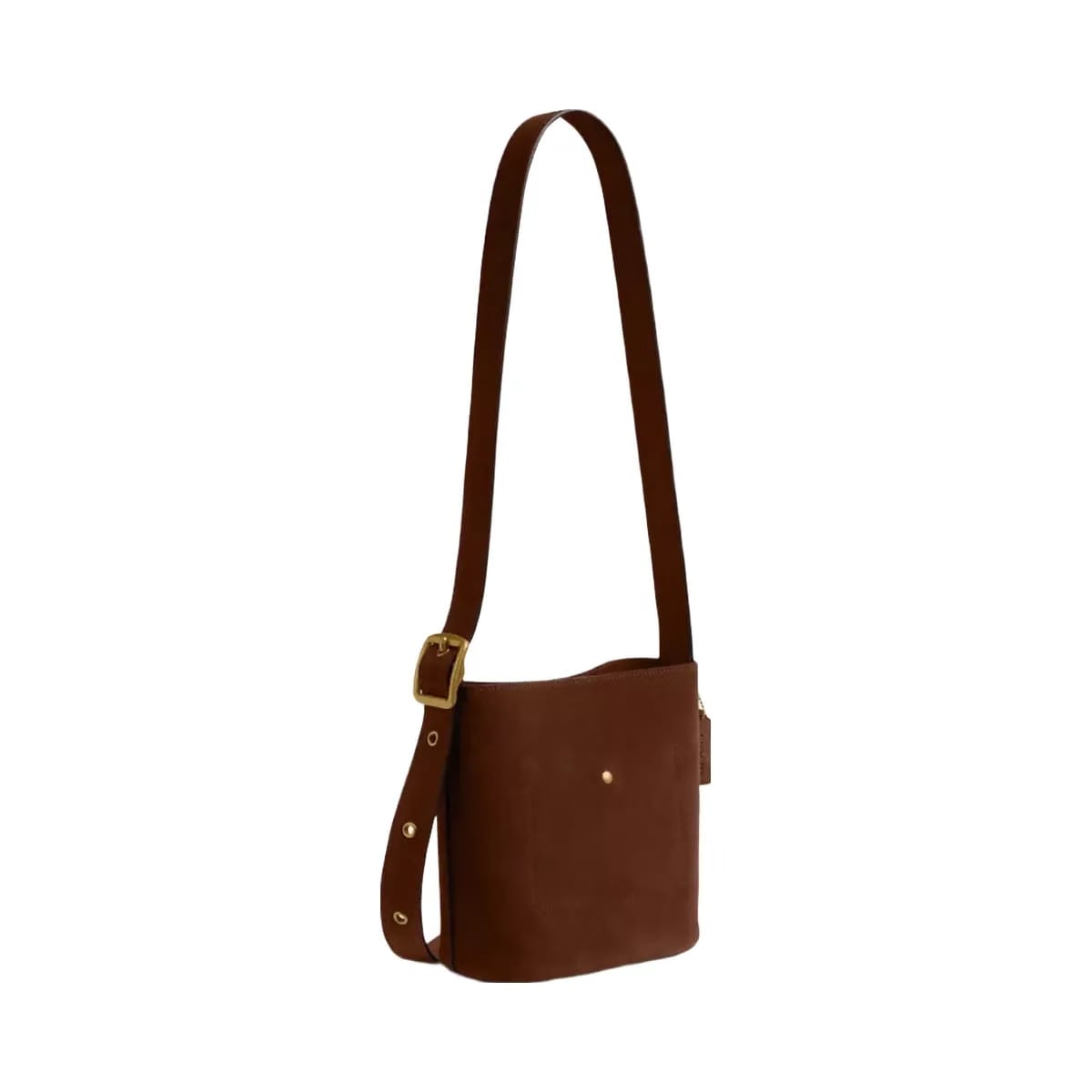 Coach Bleecker Bucket Bag 21 in Brass Warm Brown