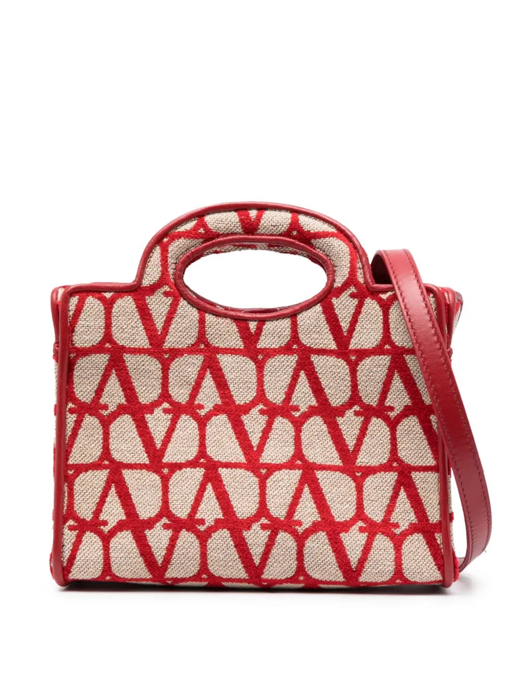 mini Le Troisième jacquard tote bag