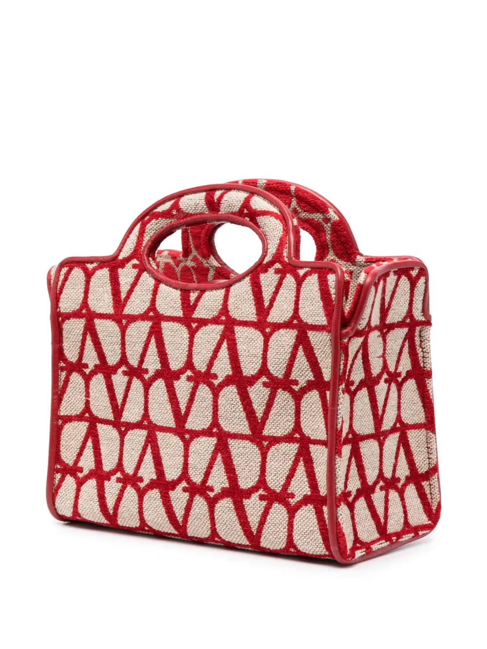 mini Le Troisième jacquard tote bag