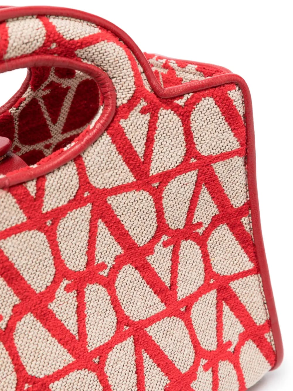 mini Le Troisième jacquard tote bag