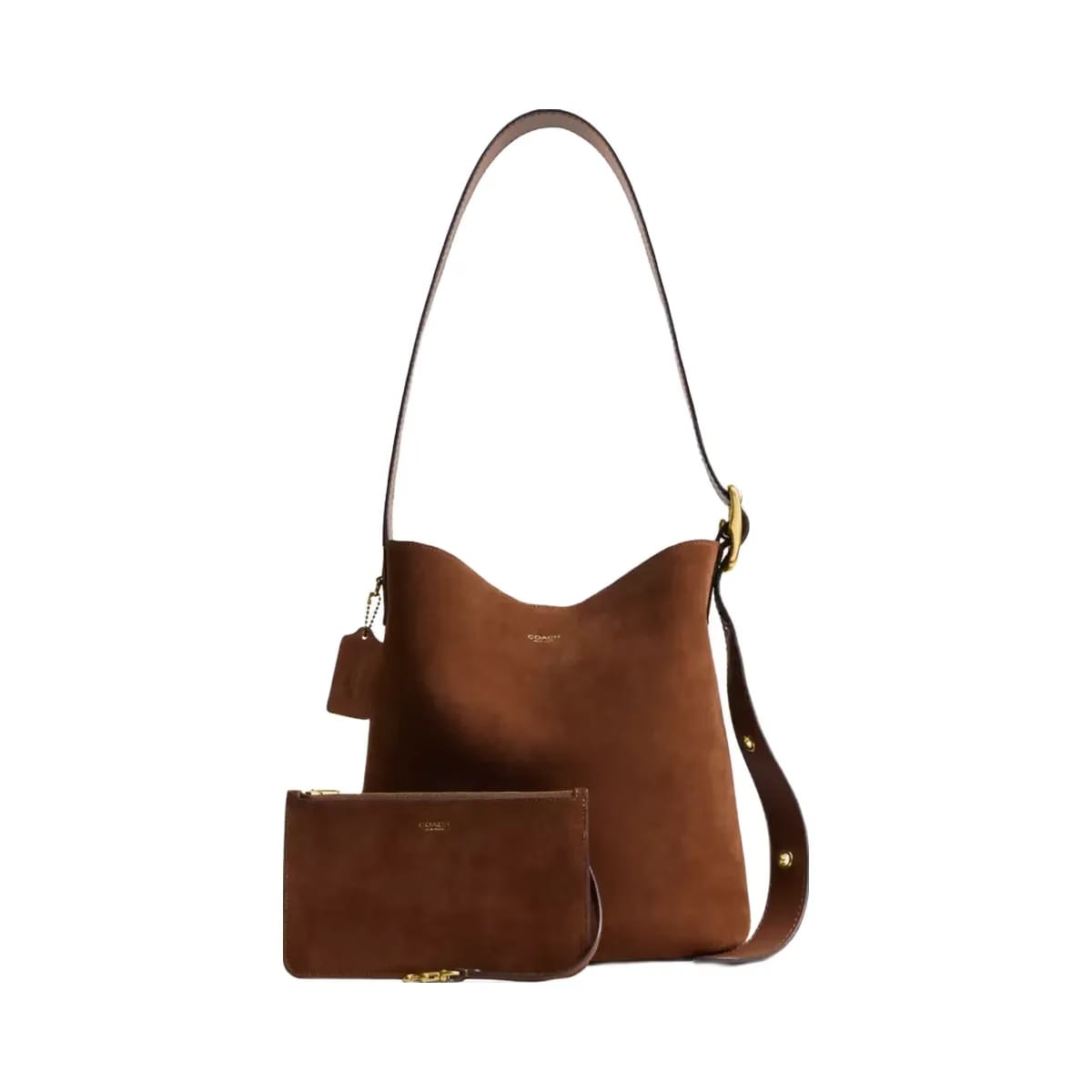 Coach Bleecker Bucket Bag in Brass Warm Brown