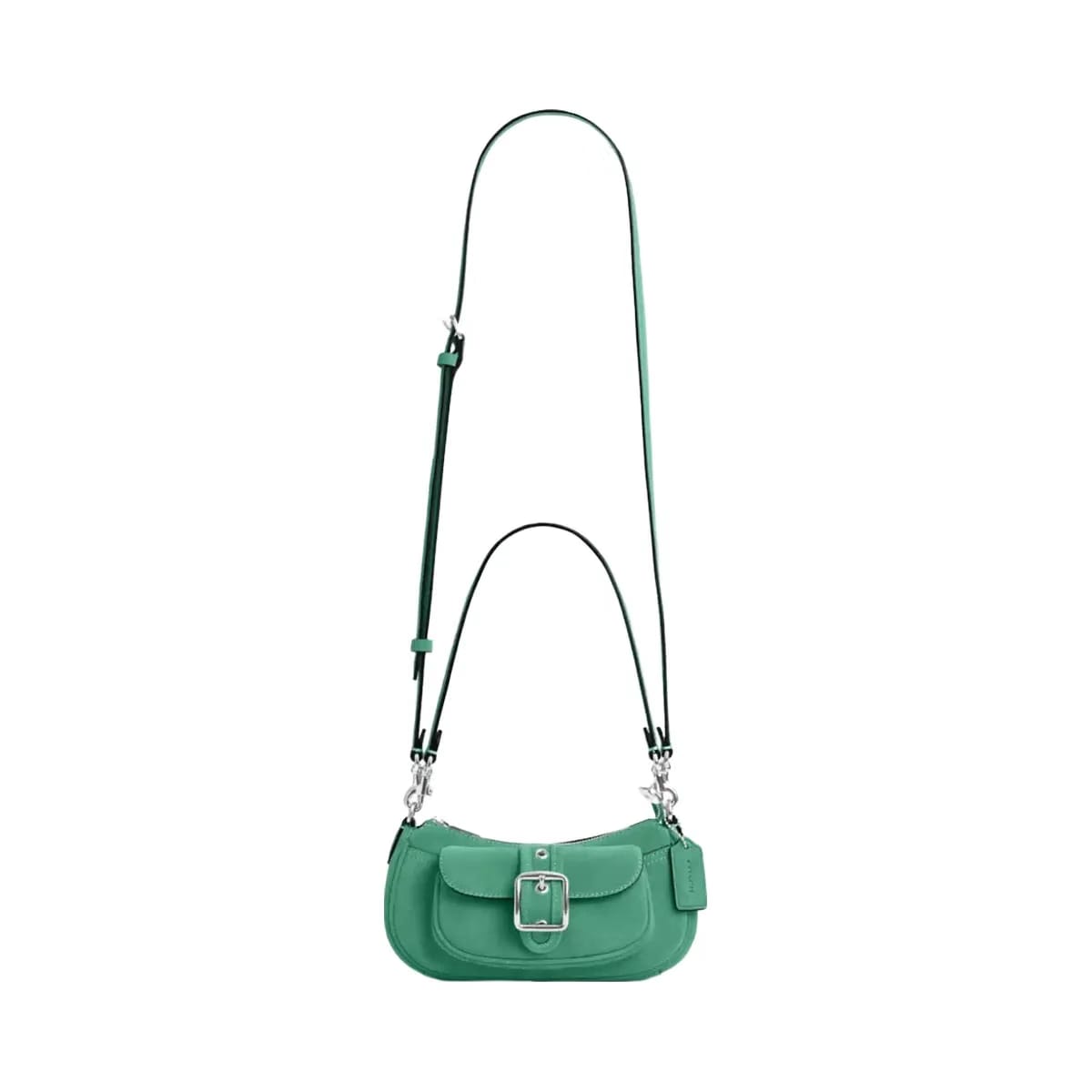 Coach Ashton Mini Shoulder Bag in Silver Mint