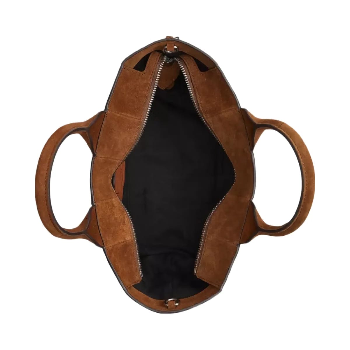Coach Alter/Ego Small Tote Bag In Upcrafted Suede in Warm Brown