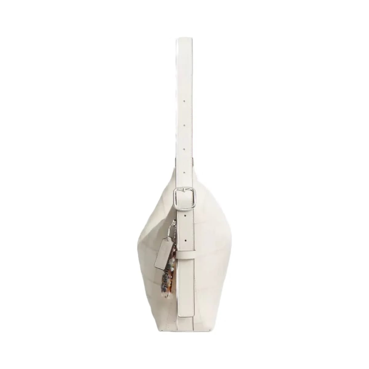 Coach Alter/Ego Slouchy Shoulder Bag In Upcrafted Leather in Chalk