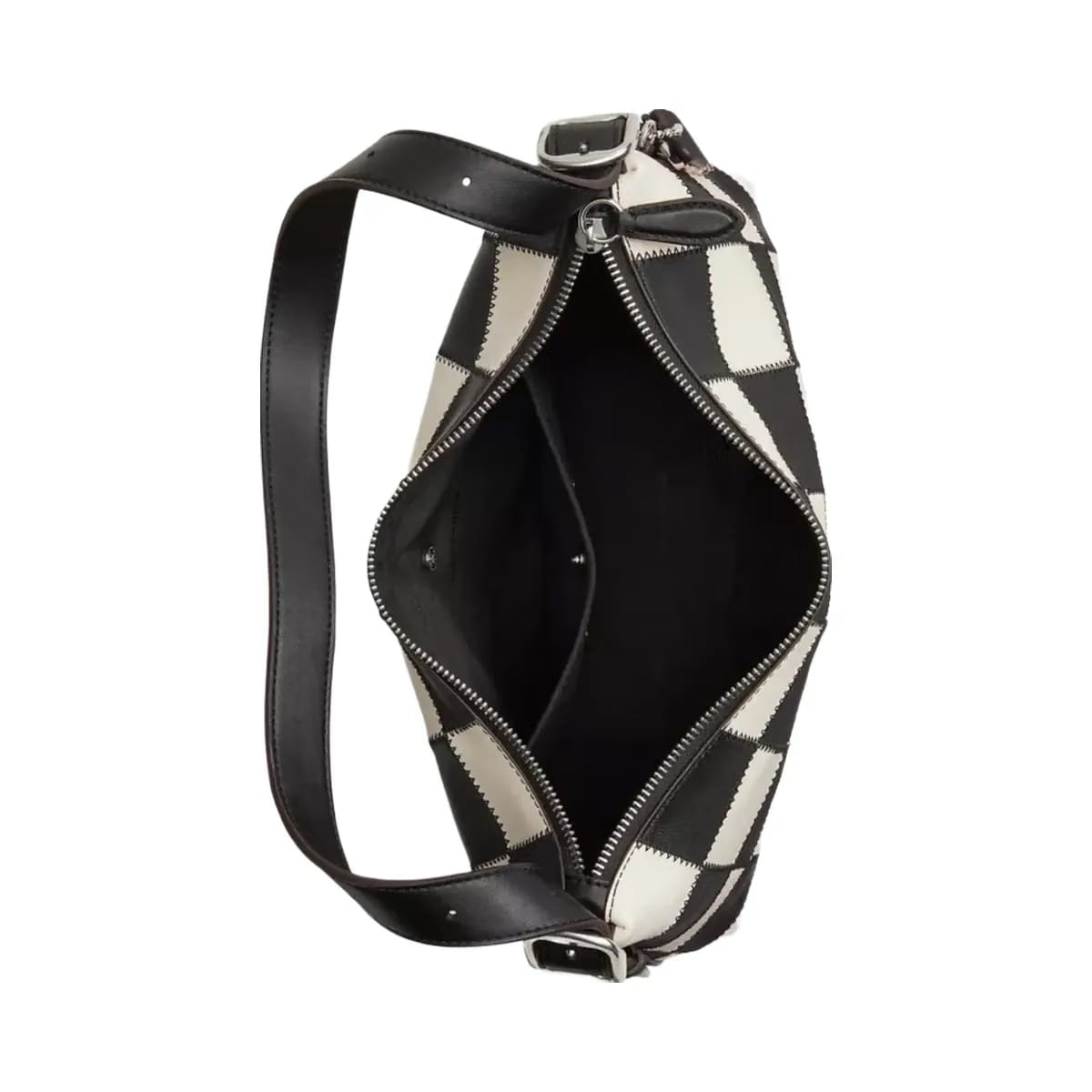 Coach Alter/Ego Slouchy Shoulder Bag In Upcrafted Leather in Black Chalk