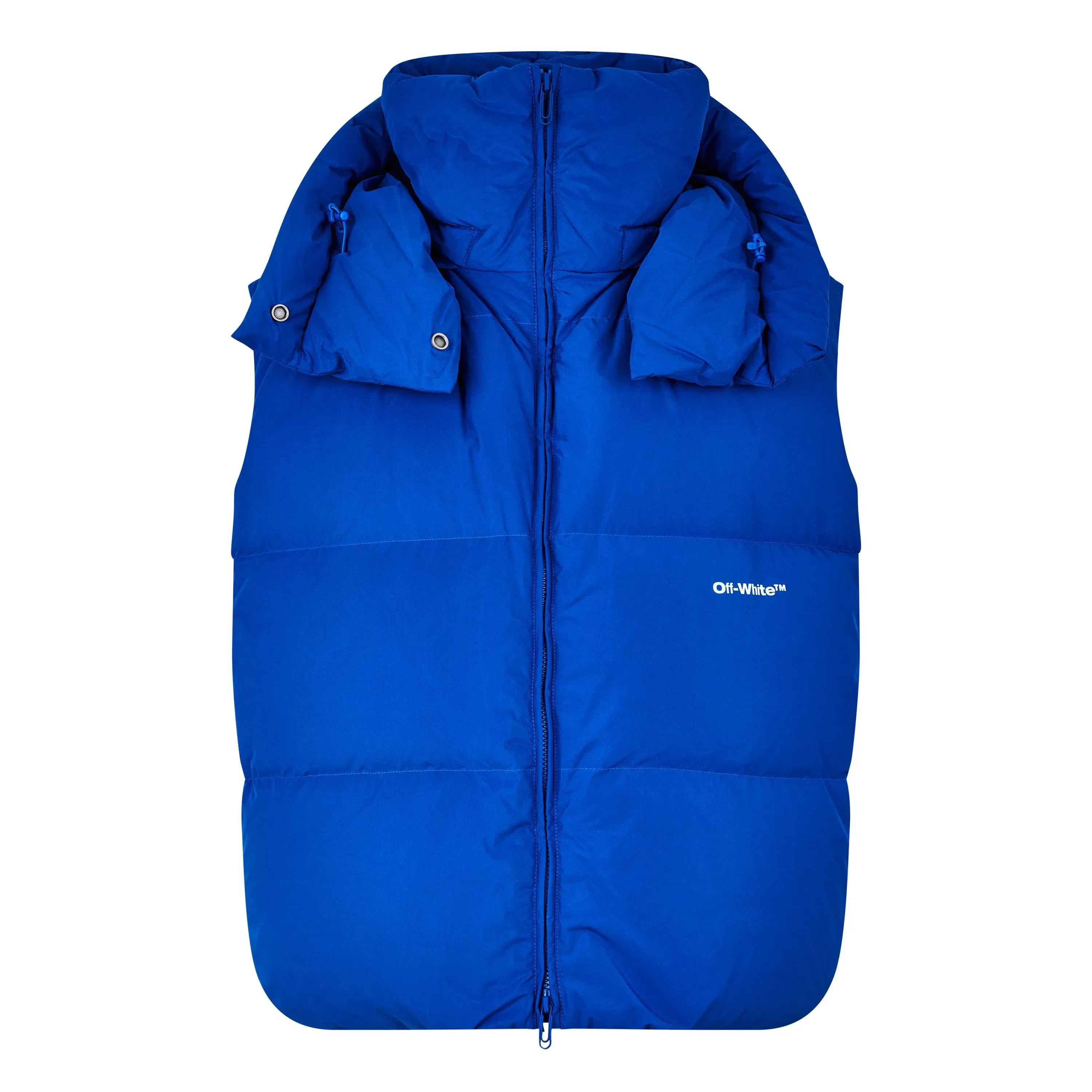 Off-White Bounce Down Hooded Short Puffer Jacket