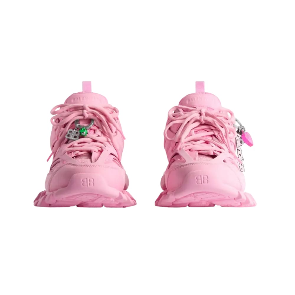Balenciaga Track Sneaker With Charms In Pink