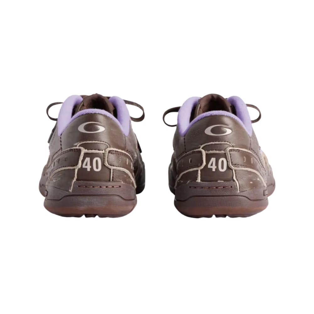 Balenciaga Hamptons Medium Worn-Out Sneaker In Brown