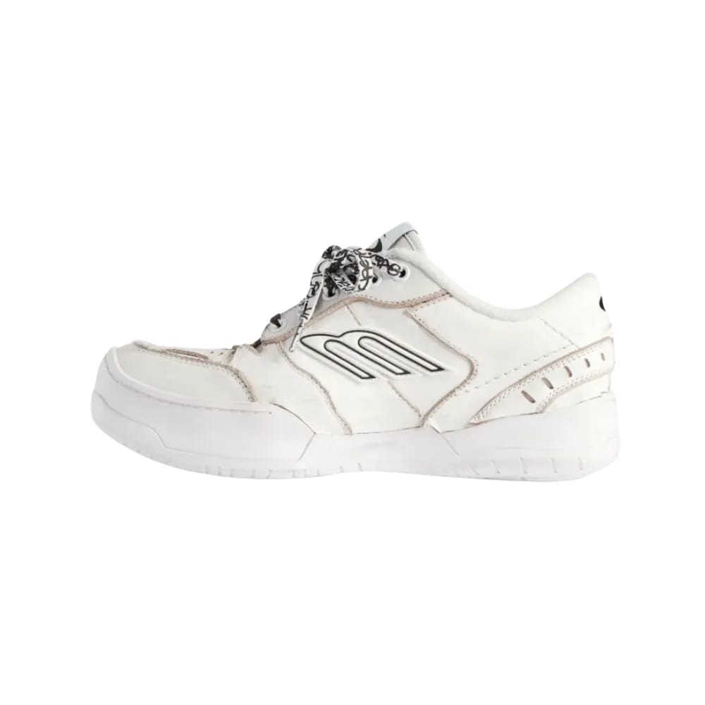 Balenciaga Hamptons Platform Sneaker In White