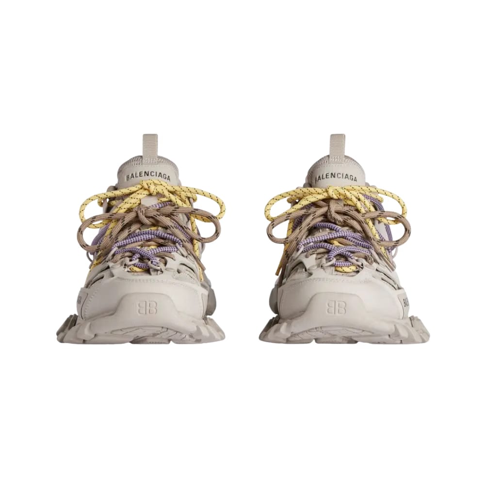 Balenciaga Track Trail Laces Sneaker In Taupe