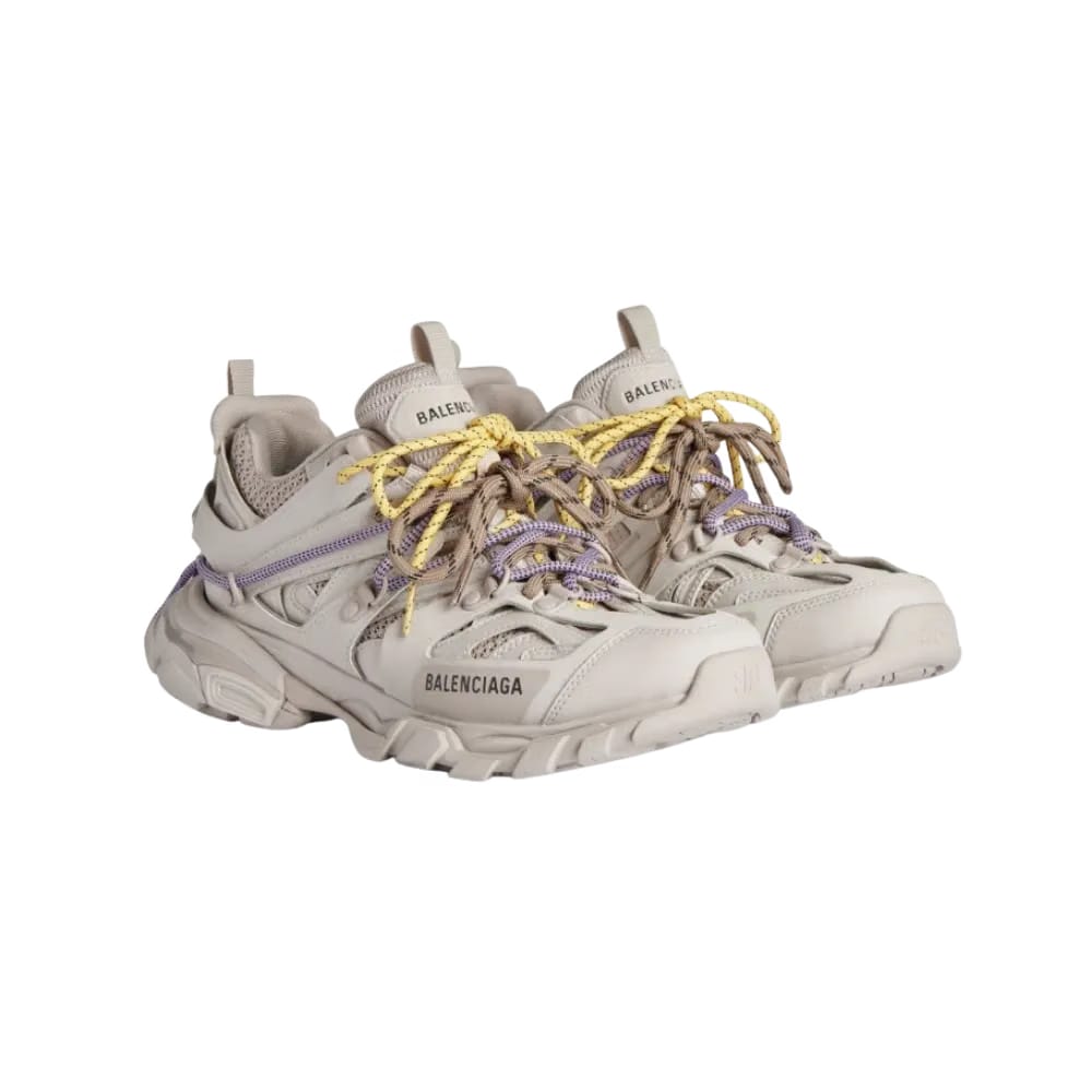Balenciaga Track Trail Laces Sneaker In Taupe